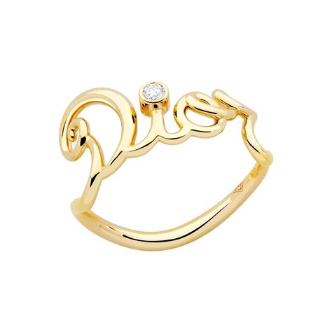 Dioramour Ring Yellow Gold and Diamond 